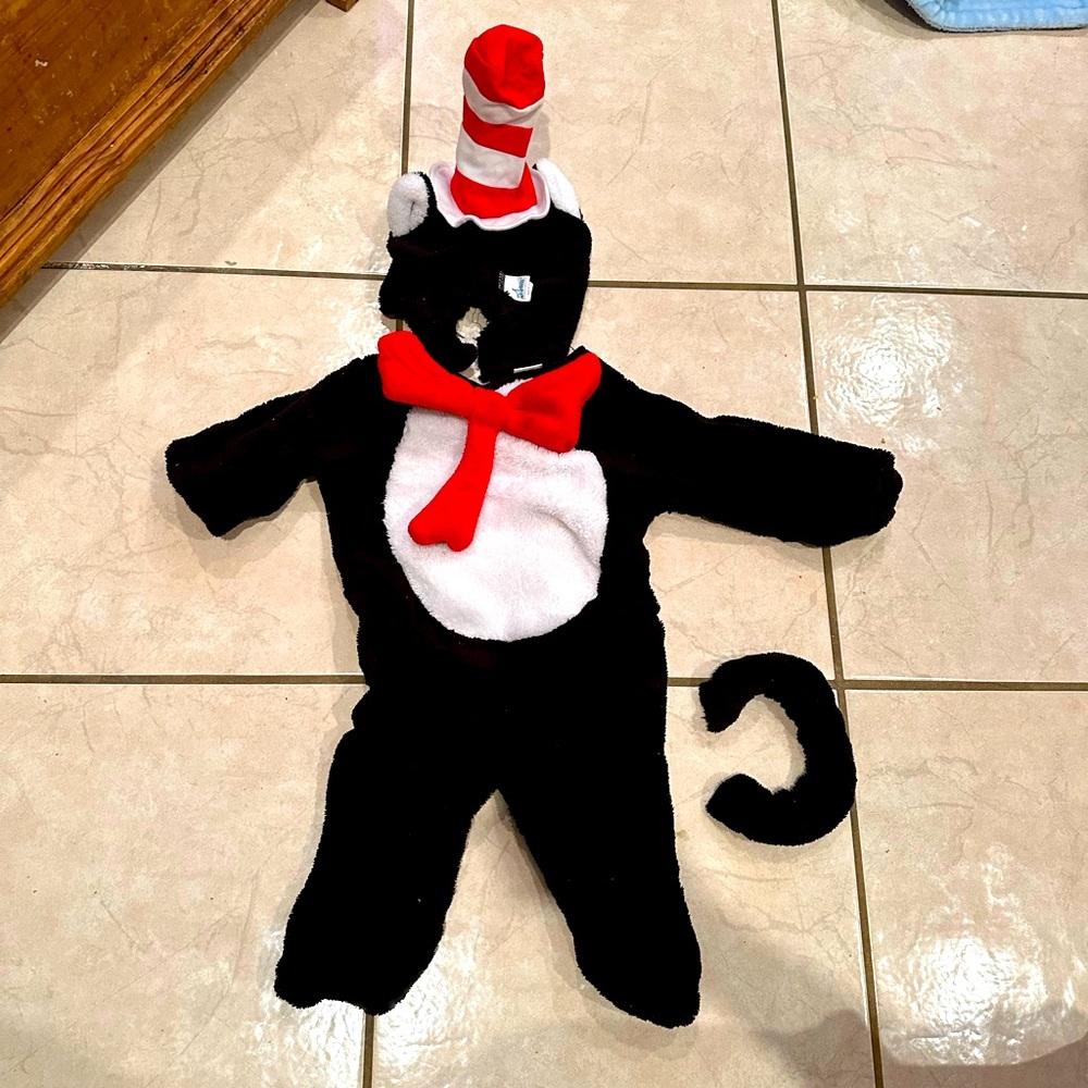 Cat and the hat infant costume 12/18 months